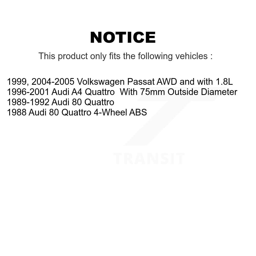 Kugel - K70-101720 - Front and Rear Wheel Bearing Kits image 10