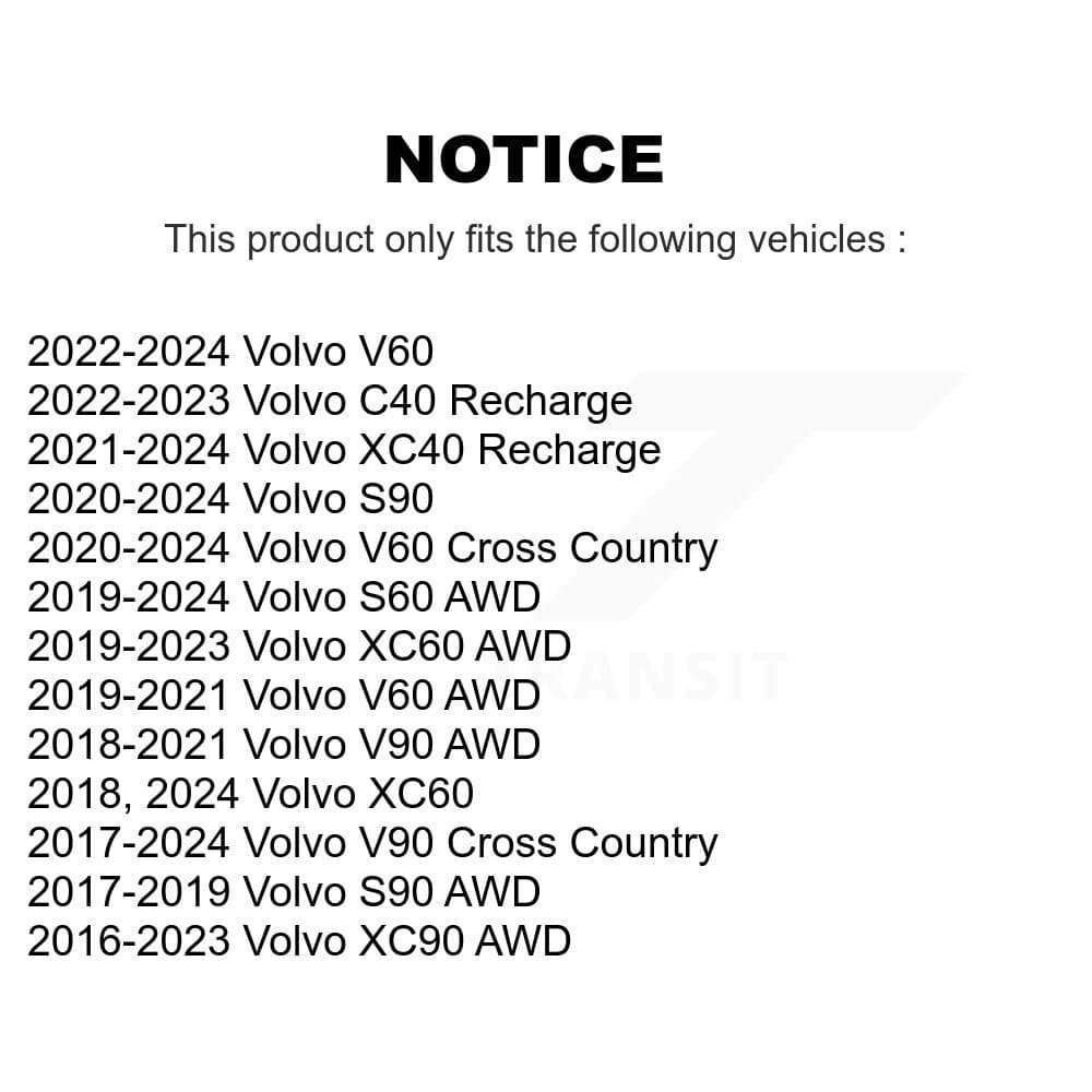 Kugel - K70-101973 - Rear Wheel Bearing and Hub Assembly Kits image 11