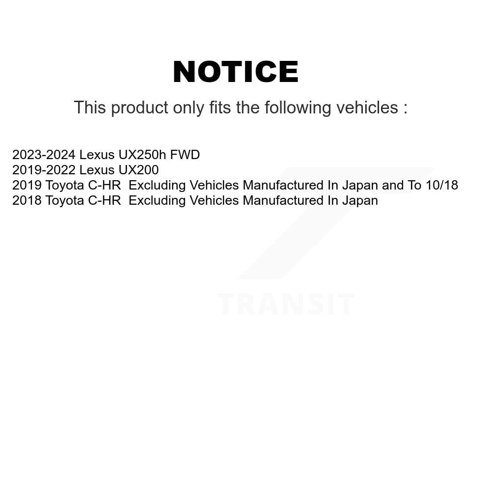 Kugel - K70-102120 - Rear Wheel Bearing and Hub Assembly Kits image 11
