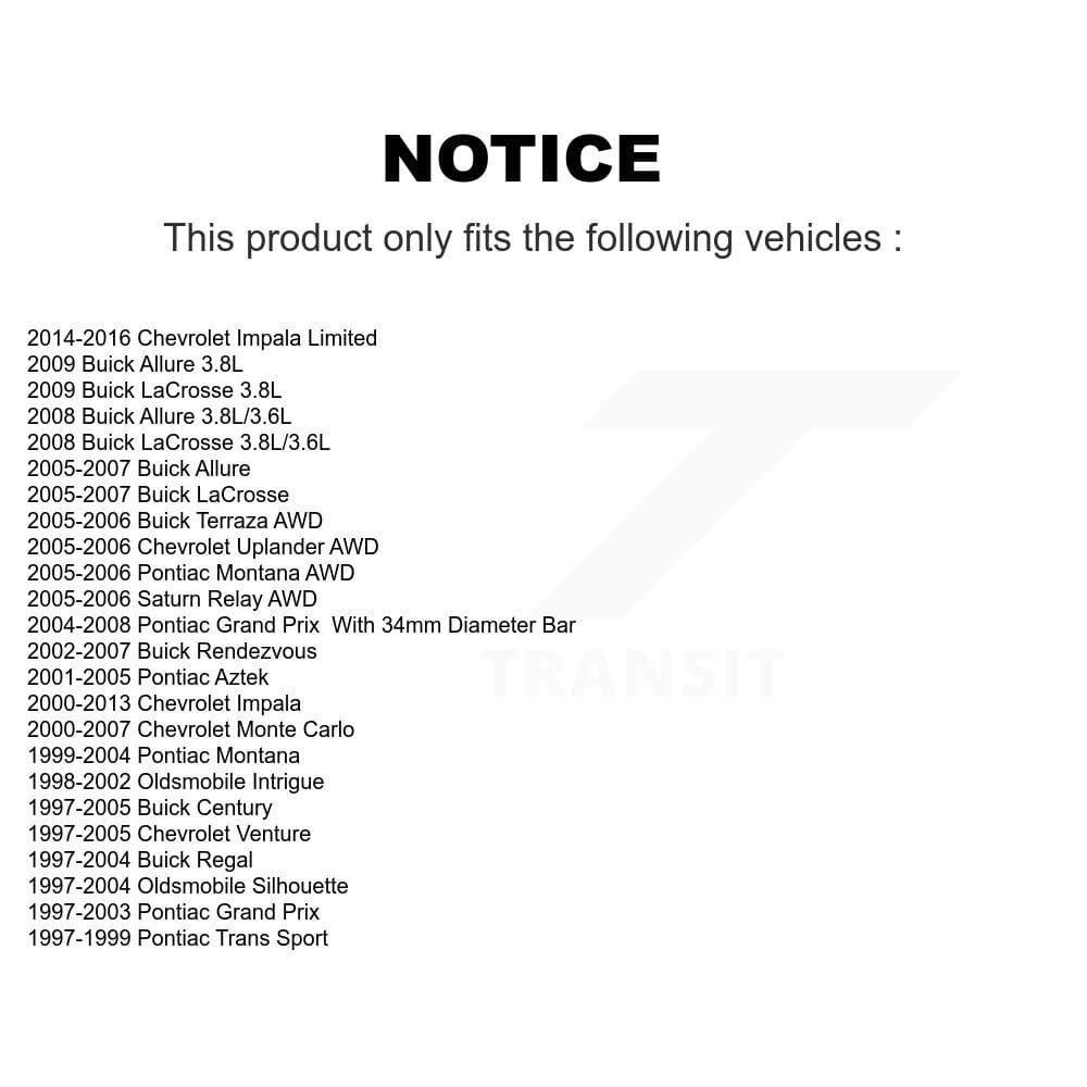 Top Quality - K72-100180 - Front Suspension Stabilizer Bar Link Kits image 2