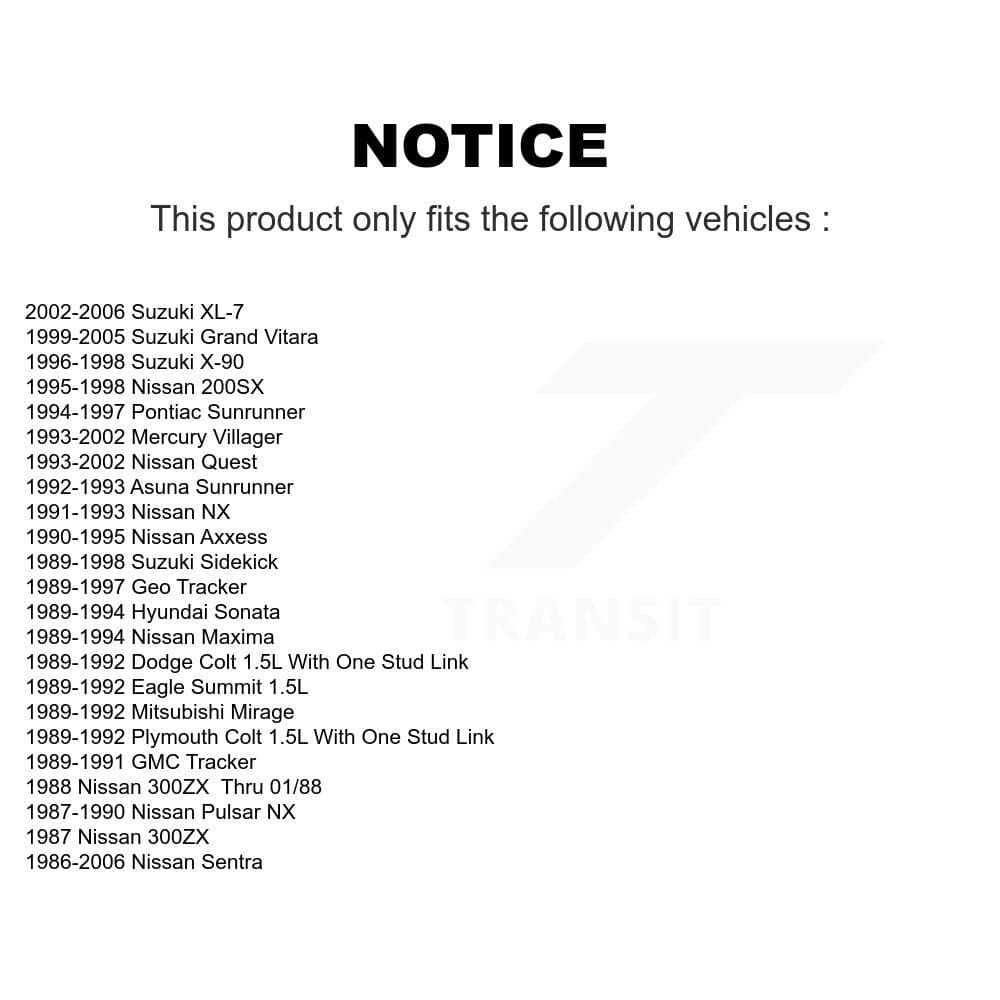 Top Quality - K72-100286 - Front Suspension Stabilizer Bar Link Kits image 2