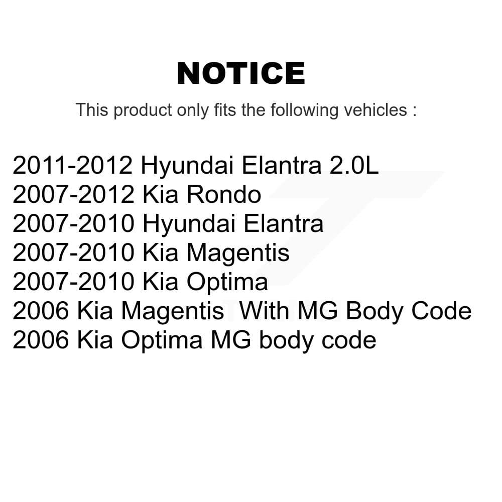 Top Quality - K72-100346 - Rear Suspension Stabilizer Bar Link Kits image 2