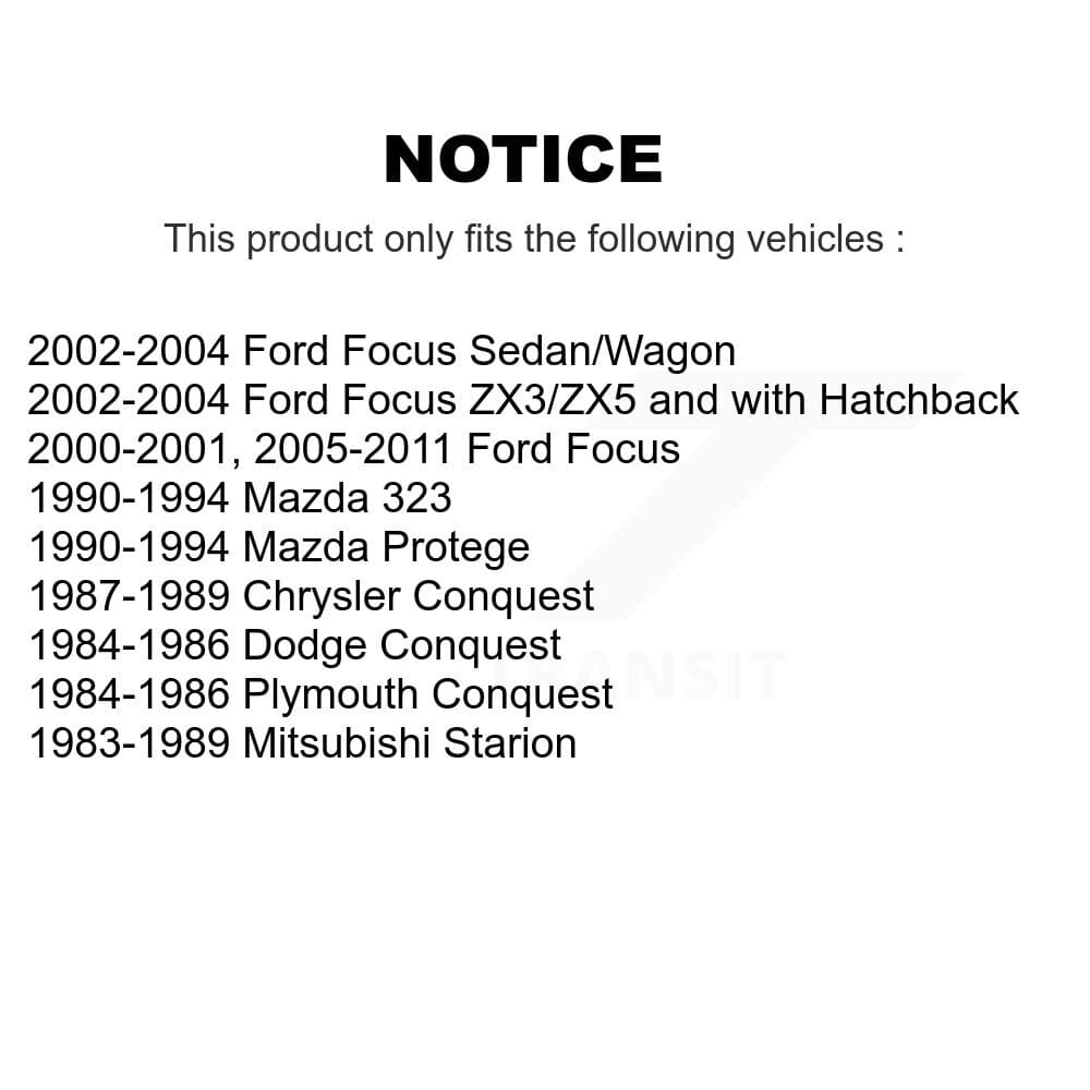 Top Quality - K72-100389 - Rear Suspension Stabilizer Bar Link Kits image 2