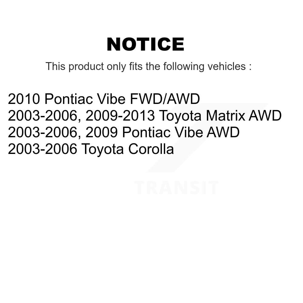 Top Quality - K72-100400 - Rear Suspension Stabilizer Bar Link Kits image 2