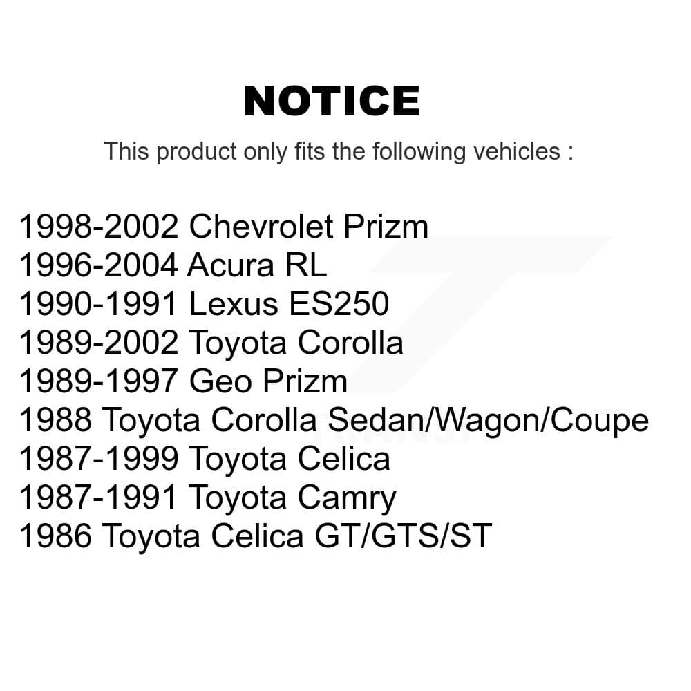 Top Quality - K72-100403 - Rear Suspension Stabilizer Bar Link Kits image 2