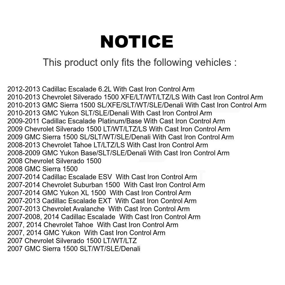 Top Quality - K72-100946 - Front Suspension Ball Joint Kits image 2