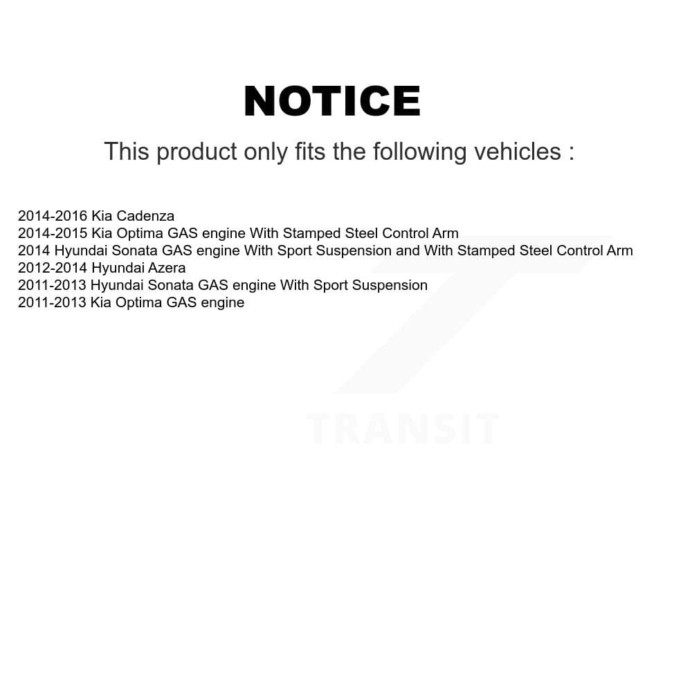 Top Quality - K72-101021 - Front Suspension Control Arm and Ball Joint Assembly Kits image 2
