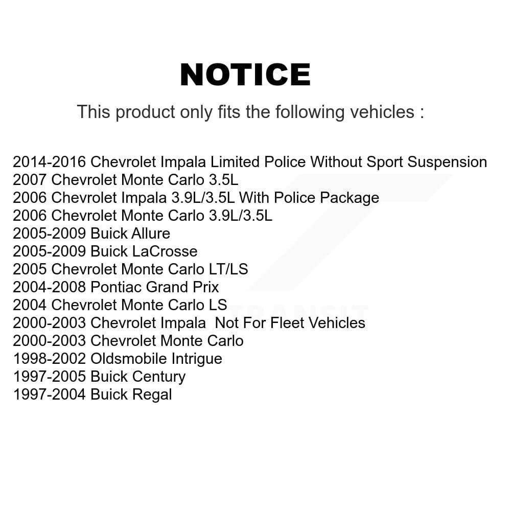 Top Quality - K72-101058 - Front Suspension Control Arm and Ball Joint Assembly Kits image 2