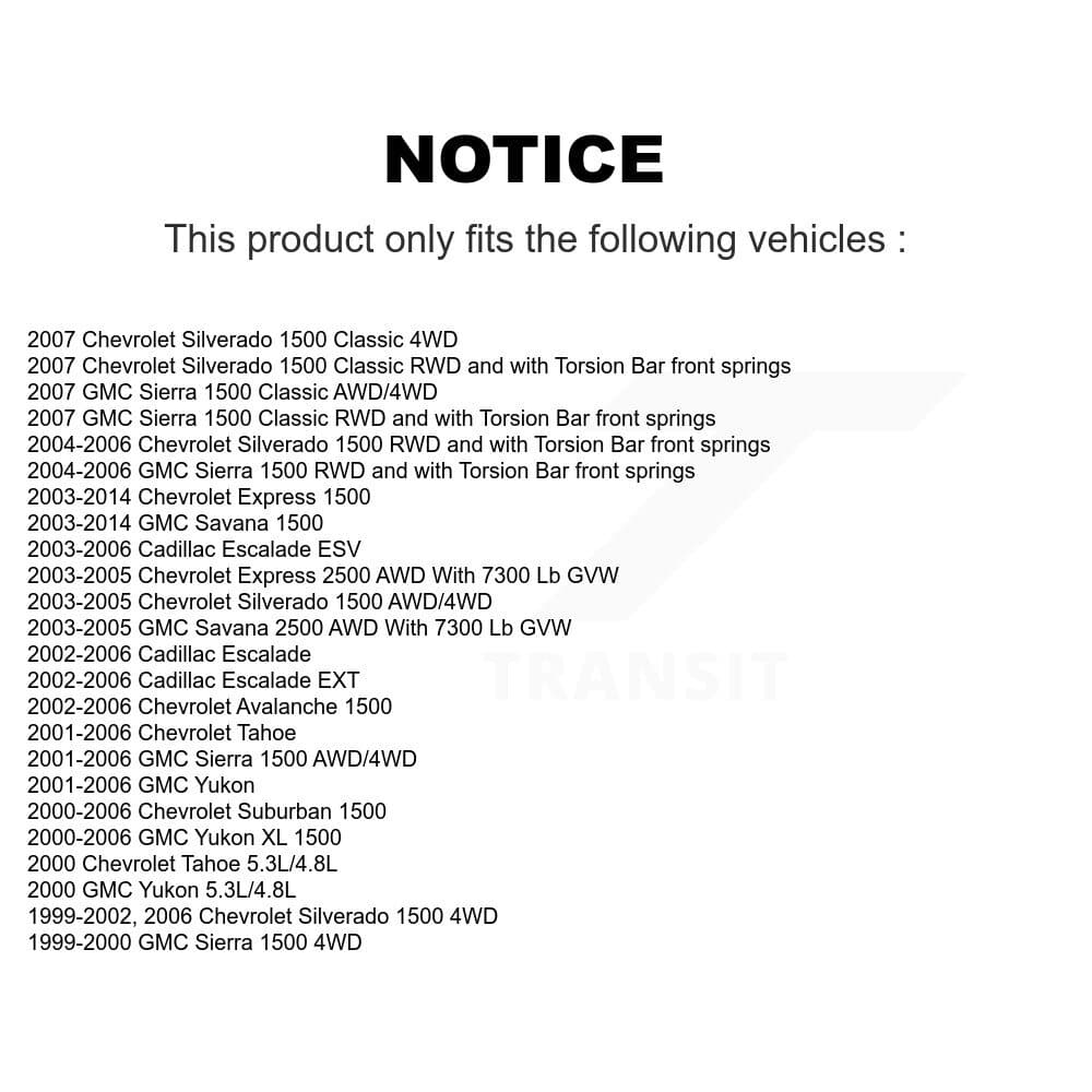 Top Quality - K72-101151 - Front Suspension Control Arm and Ball Joint Assembly Kits image 2
