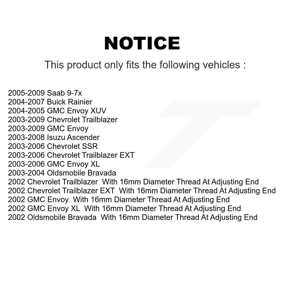 Top Quality - K72-101224 - Front Outer Steering Tie Rod End Kits image 2