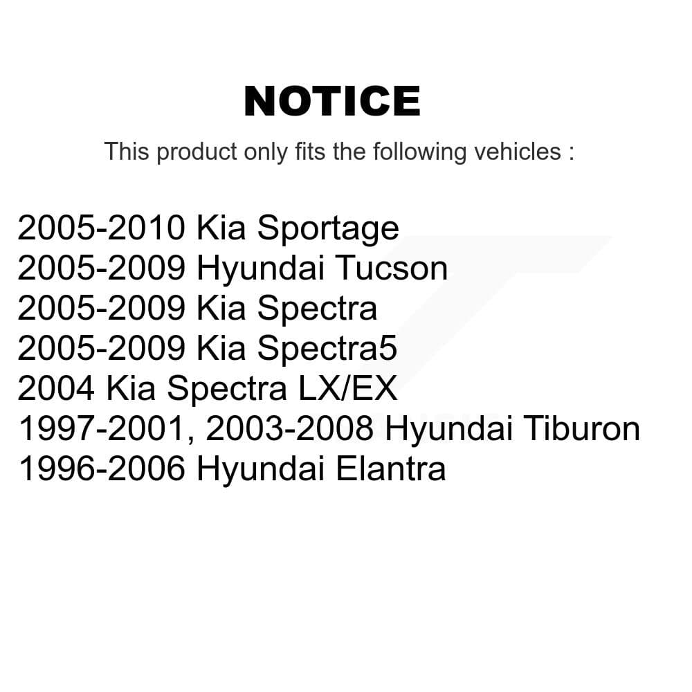 Top Quality - K73-100003 - Rear Suspension Strut Hardware Kits image 2