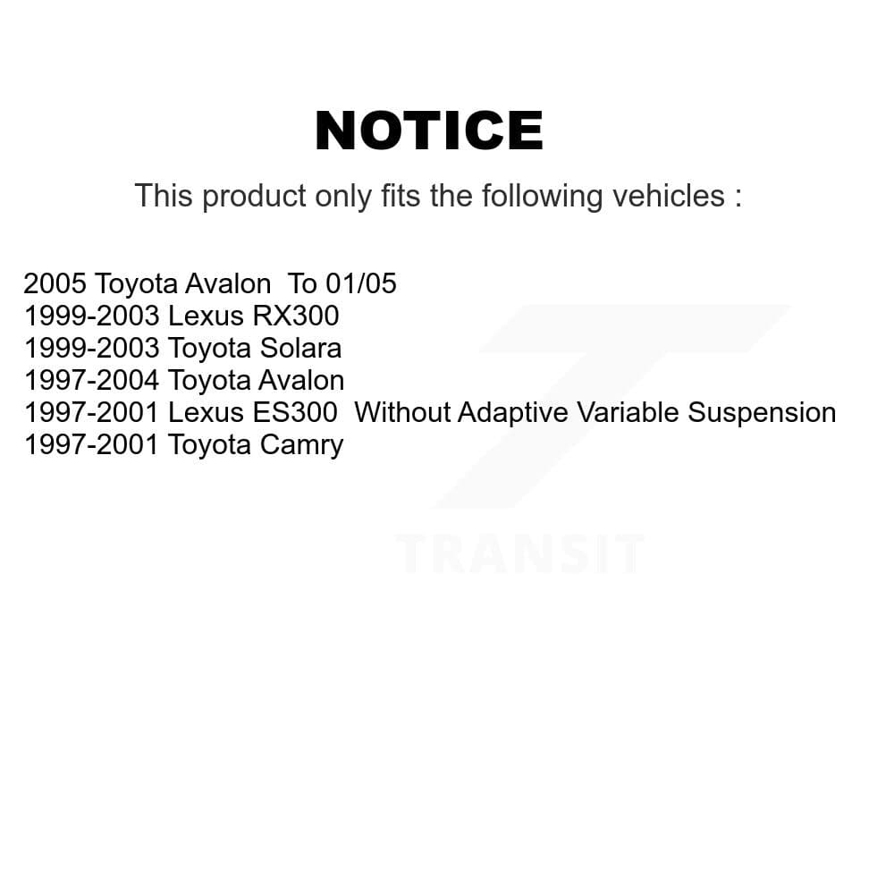 Top Quality - K73-100015 - Front and Rear Suspension Strut Hardware Kits image 2