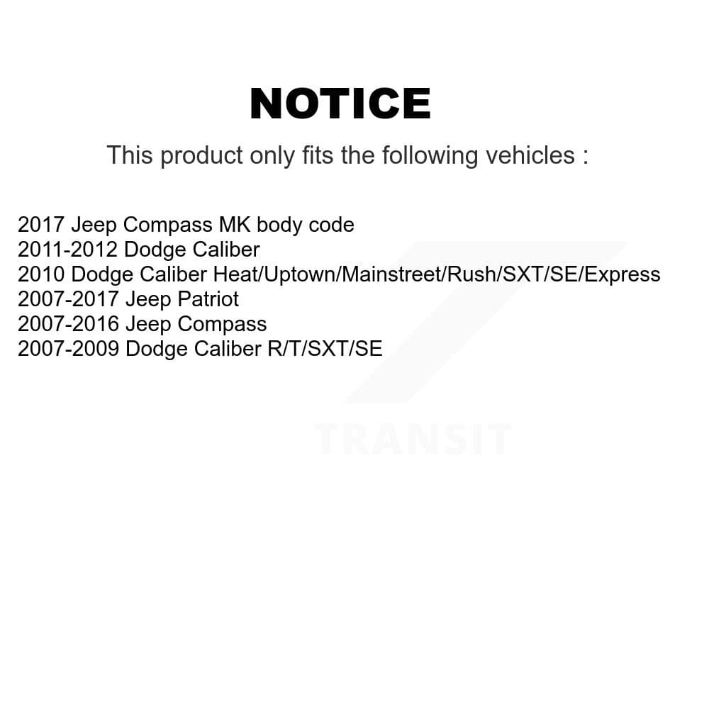 Top Quality - K73-100044 - Front and Rear Suspension Strut Hardware Kits image 2