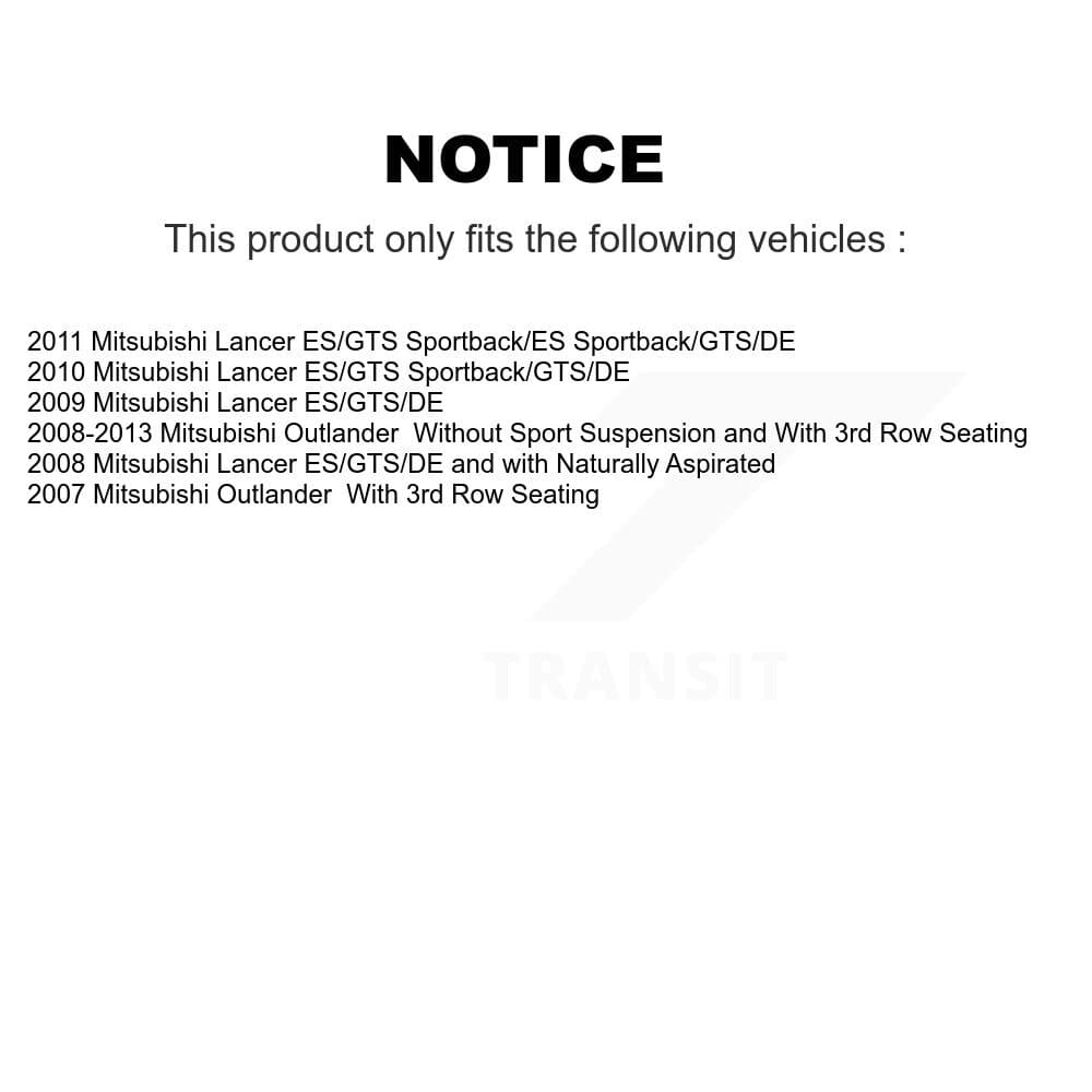 Top Quality - K73-100047 - Front and Rear Suspension Strut Hardware Kits image 2