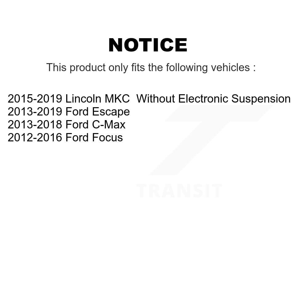 Top Quality - K73-100051 - Front and Rear Suspension Strut Hardware Kits image 2