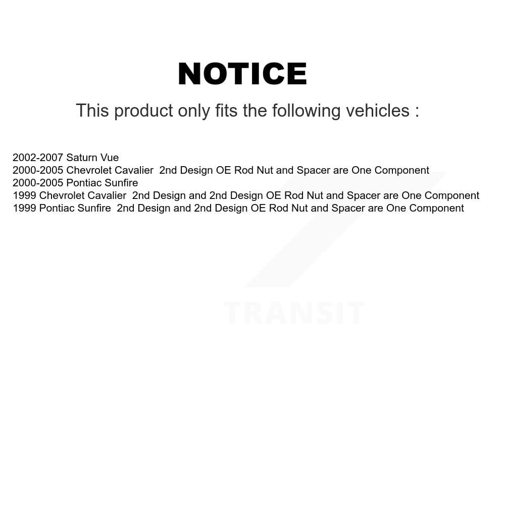 Top Quality - K73-100113 - Front Suspension Strut Hardware Kits image 2