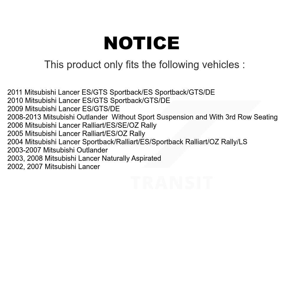 Top Quality - K73-100206 - Rear Suspension Strut Hardware Kits image 2