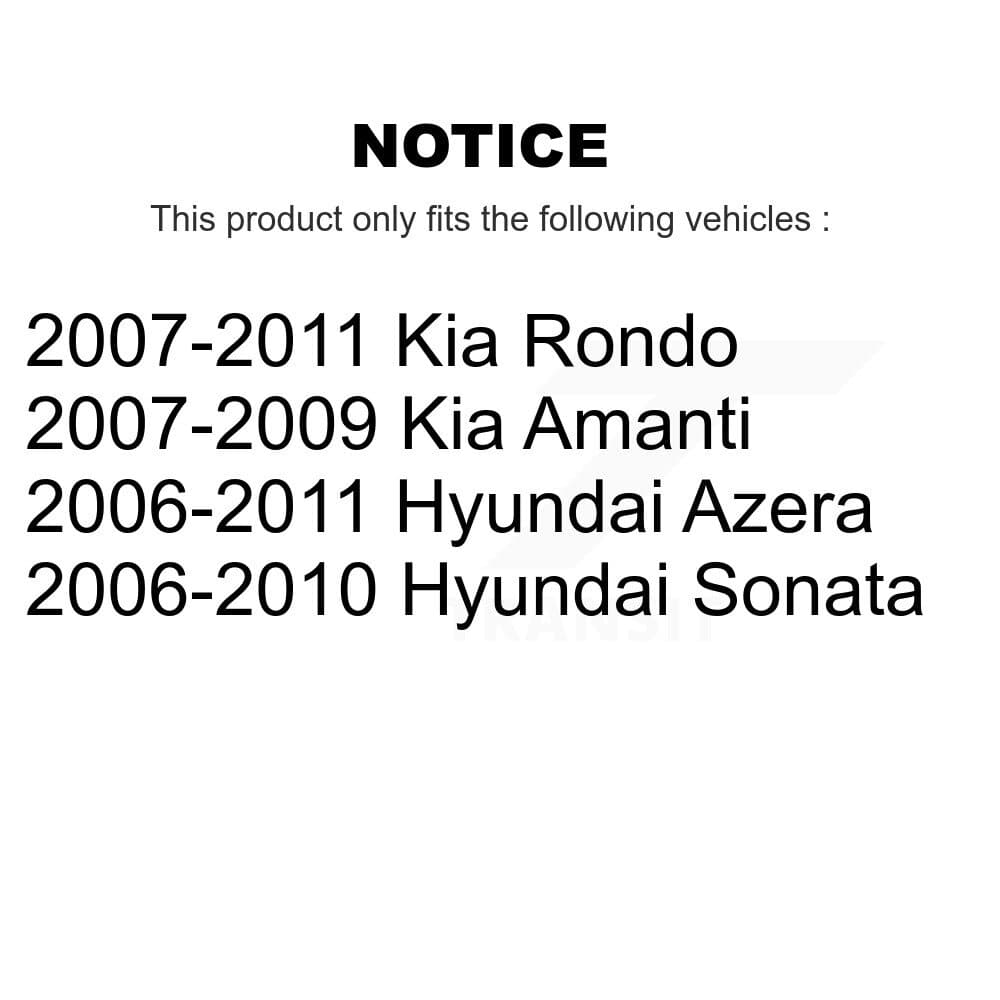 Top Quality - K73-100208 - Rear Suspension Strut Hardware Kits image 2