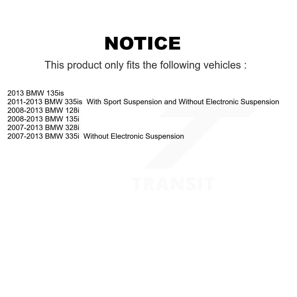 Top Quality - K73-100227 - Front and Rear Suspension Strut Hardware Kits image 2
