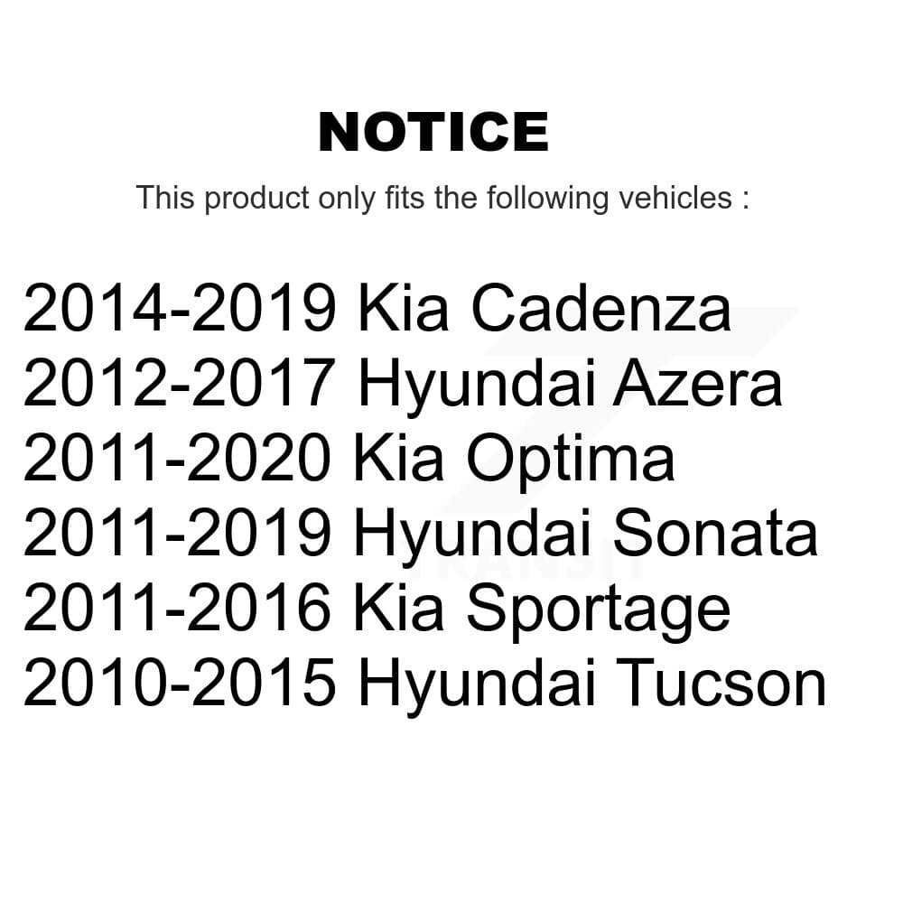 Top Quality - K73-100258 - Rear Suspension Strut Hardware Kits image 2