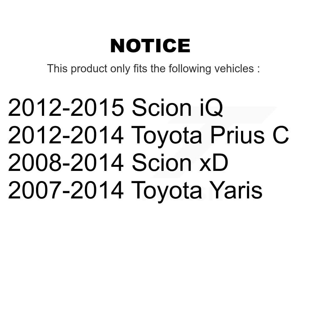 Top Quality - K73-100260 - Rear Suspension Strut Hardware Kits image 2