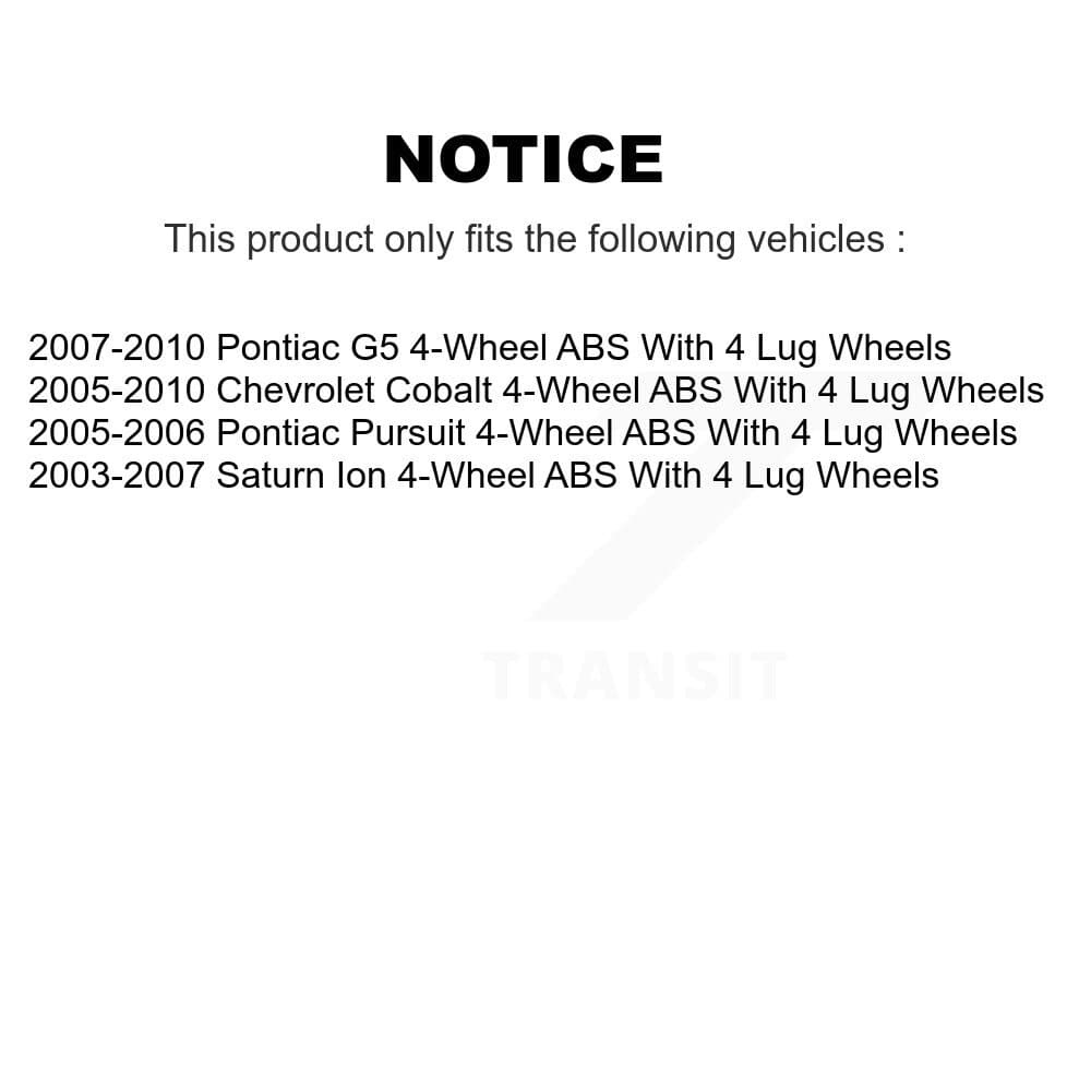Transit Auto - K77-100107 - Front Wheel Bearing and Hub Assembly Kits image 11