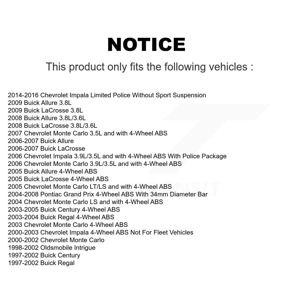 Transit Auto - K77-101453 - Front Right Wheel Bearing and Hub Assembly Kits image 11