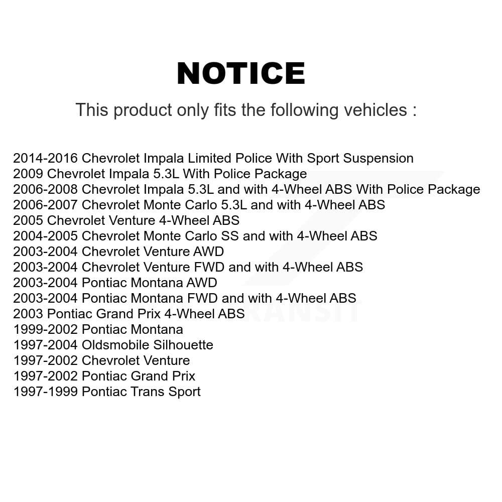 Transit Auto - K77-101496 - Front Left Wheel Bearing and Hub Assembly Kits image 11