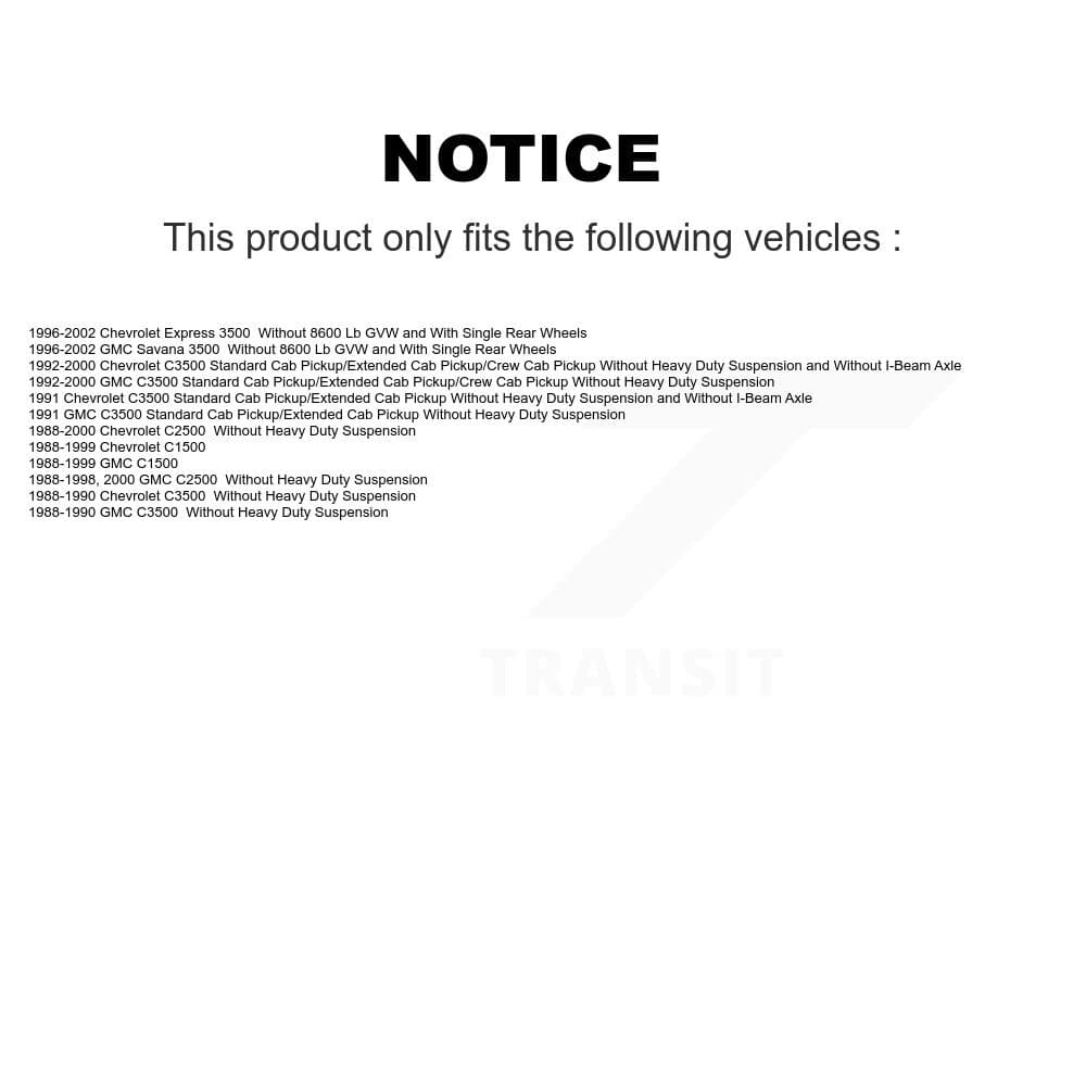 TMC - K78-100178 - Front and Rear Shock Absorber Kits image 2