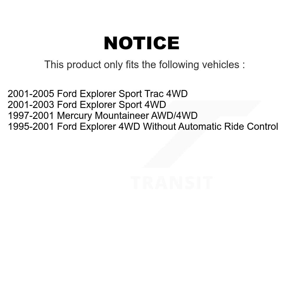 TMC - K78-100184 - Front and Rear Shock Absorber Kits image 2