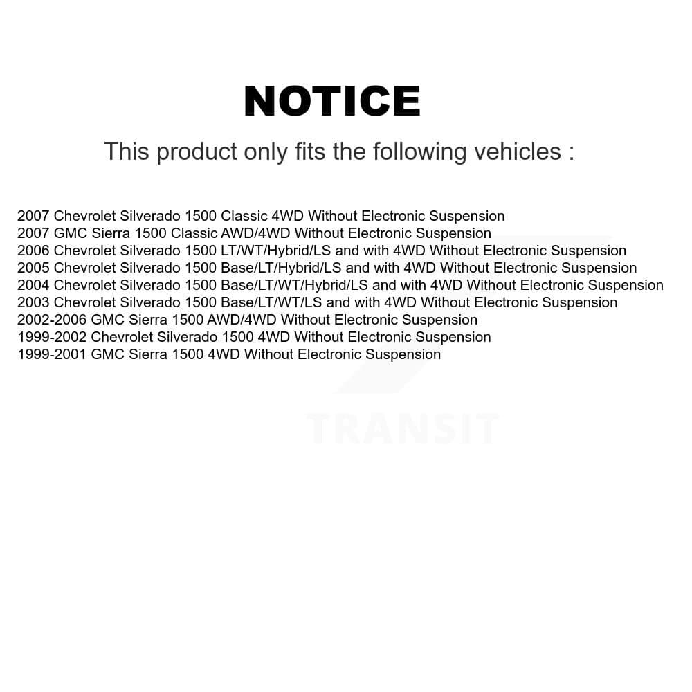TMC - K78-100191 - Front and Rear Shock Absorber Kits image 2