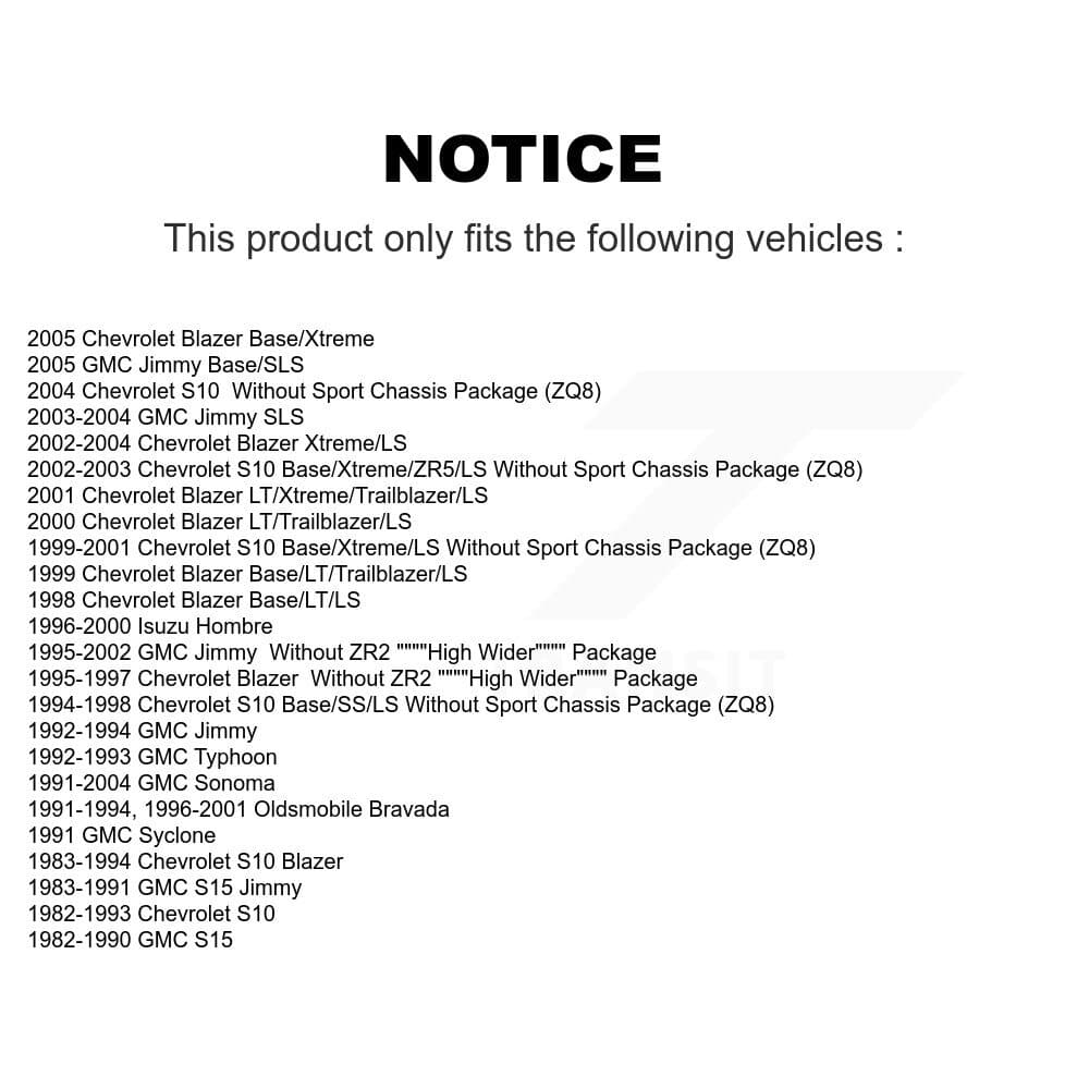 TMC - K78-100260 - Rear Shock Absorber Kits image 2