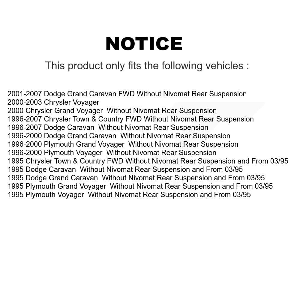 TMC - K78-100269 - Rear Shock Absorber Kits image 2