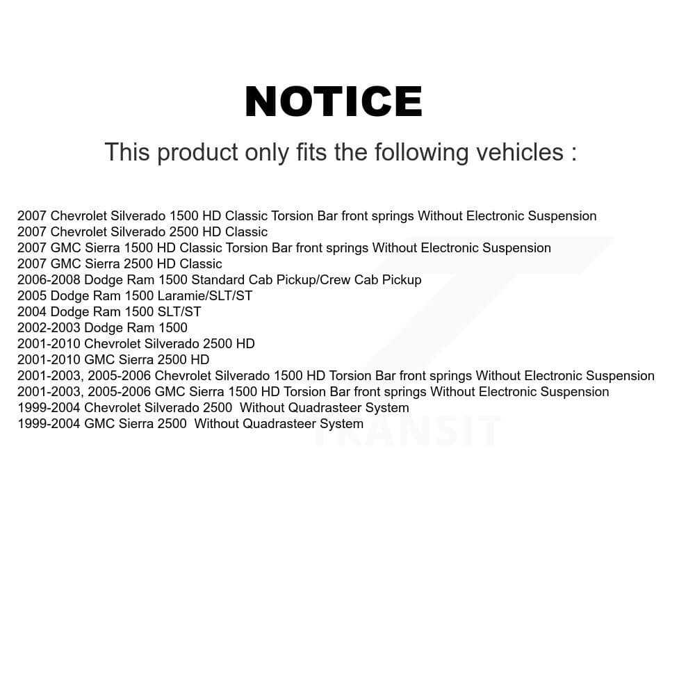 TMC - K78-100277 - Rear Shock Absorber Kits image 2