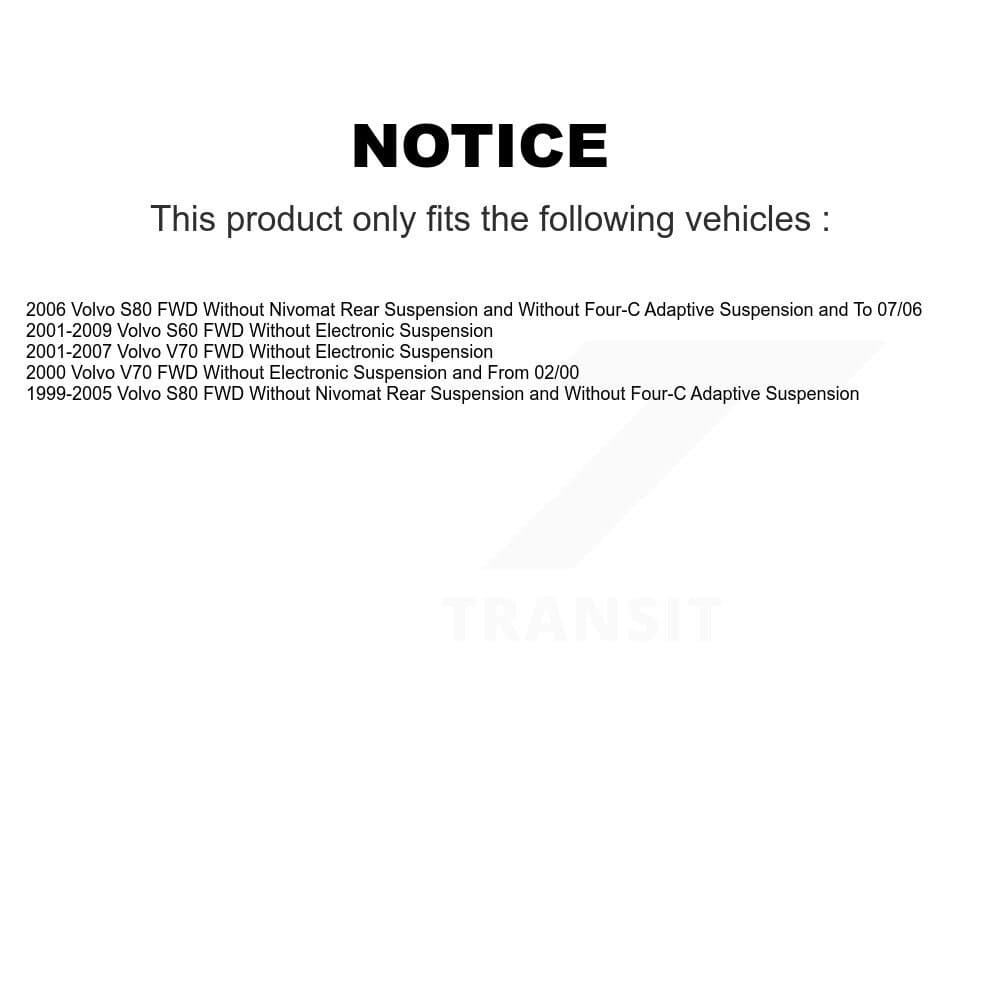 TMC - K78-100400 - Rear Shock Absorber Kits image 2