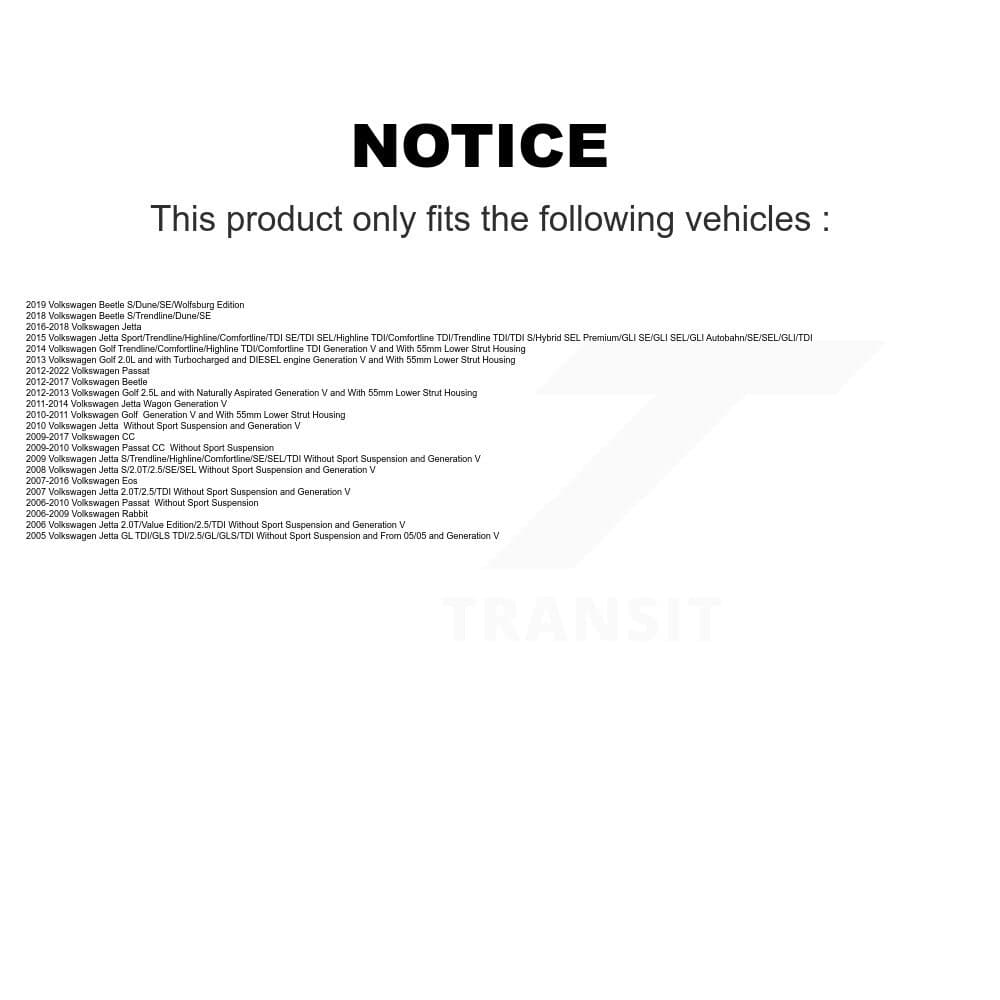 TMC - K78-100668 - Front Suspension Strut Kits image 2