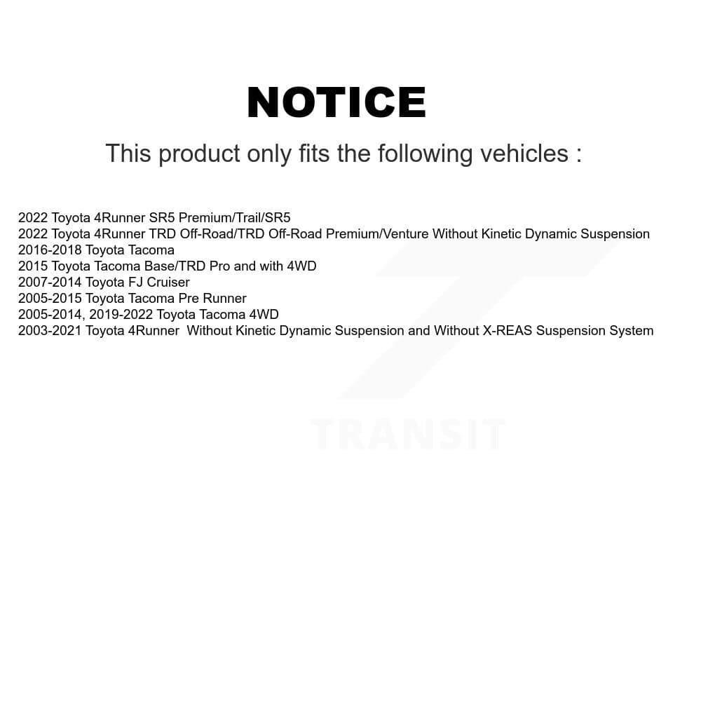 TMC - K78-100680 - Front Suspension Strut Kits image 2