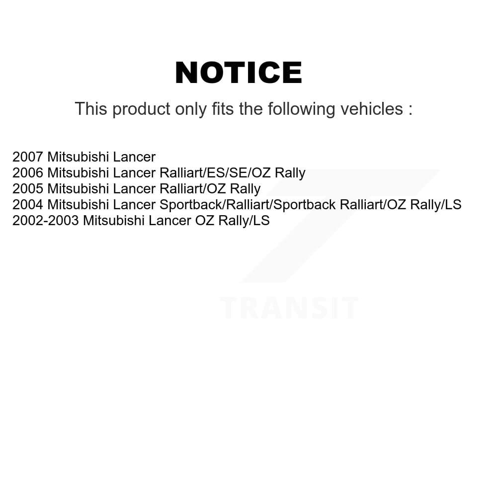 TMC - K78-100860 - Front and Rear Suspension Strut Kits image 2