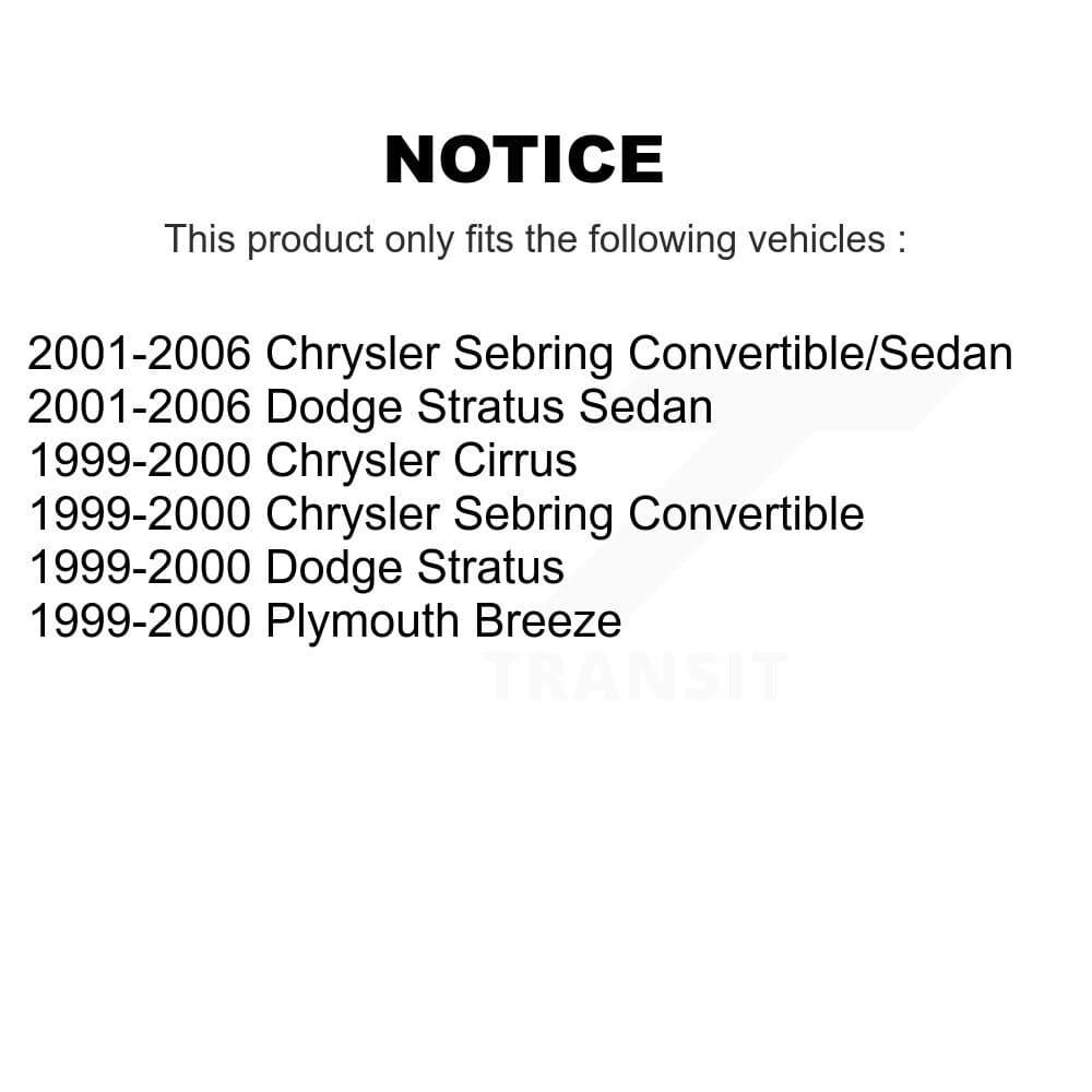 TMC - K78-100865 - Front and Rear Suspension Strut Kits image 2