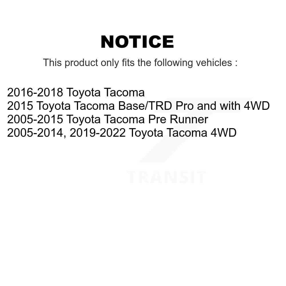 TMC - K78-100904 - Front and Rear Suspension Strut Kits image 2