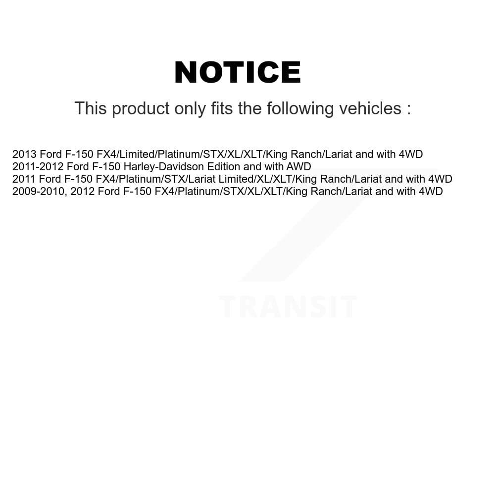TMC - K78-100927 - Front and Rear Suspension Strut Kits image 2