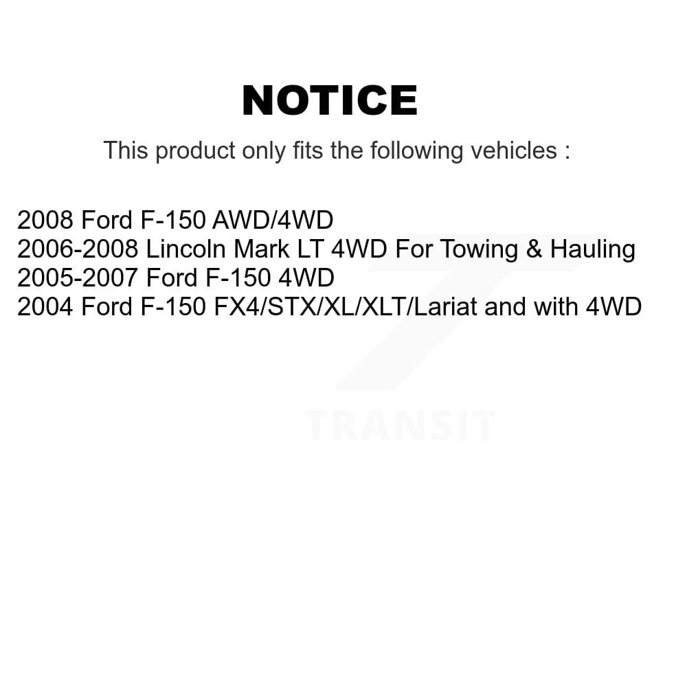 TMC - K78-100935 - Front and Rear Suspension Strut Kits image 2