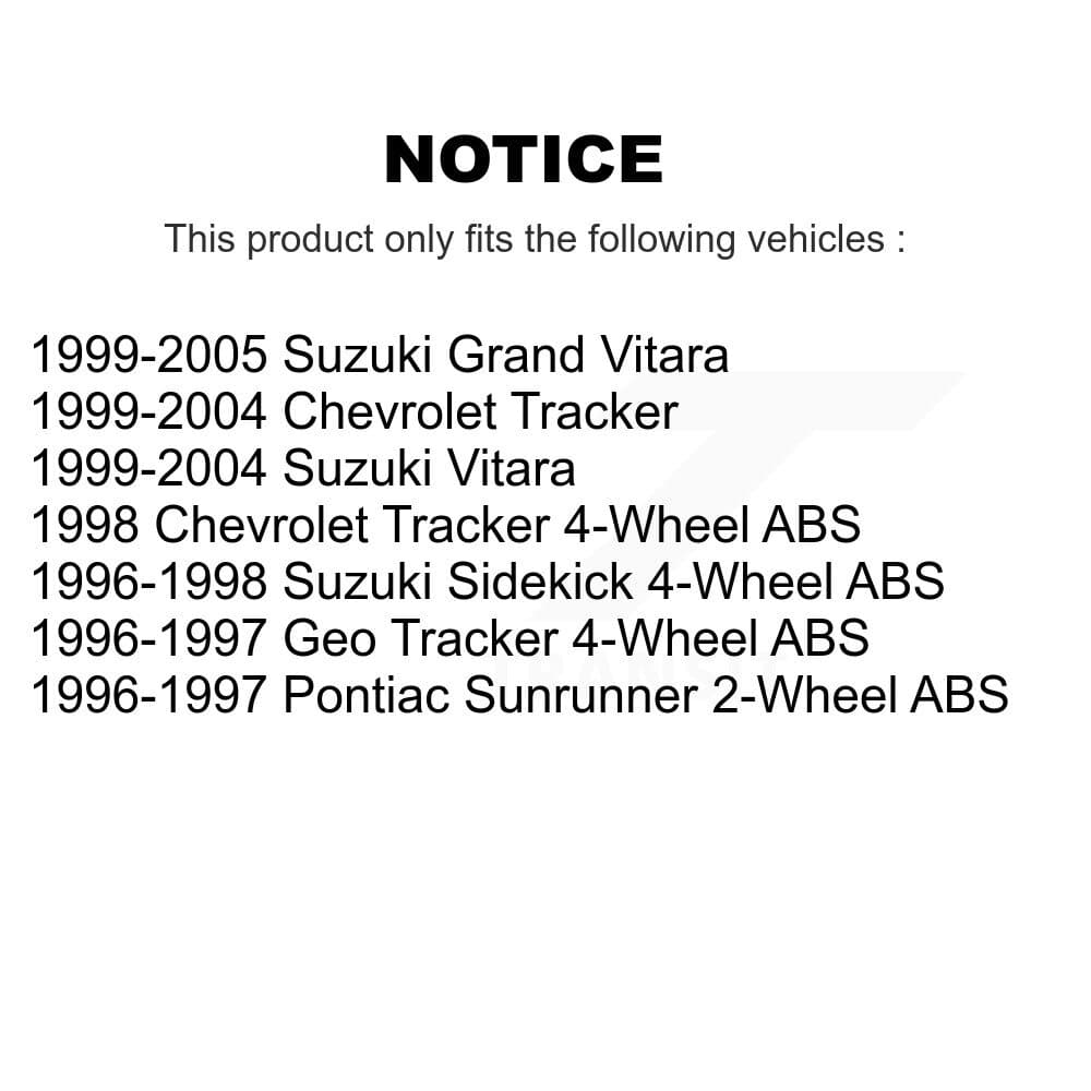 TMC - K78-100968 - Front and Rear Suspension Strut Kits image 2