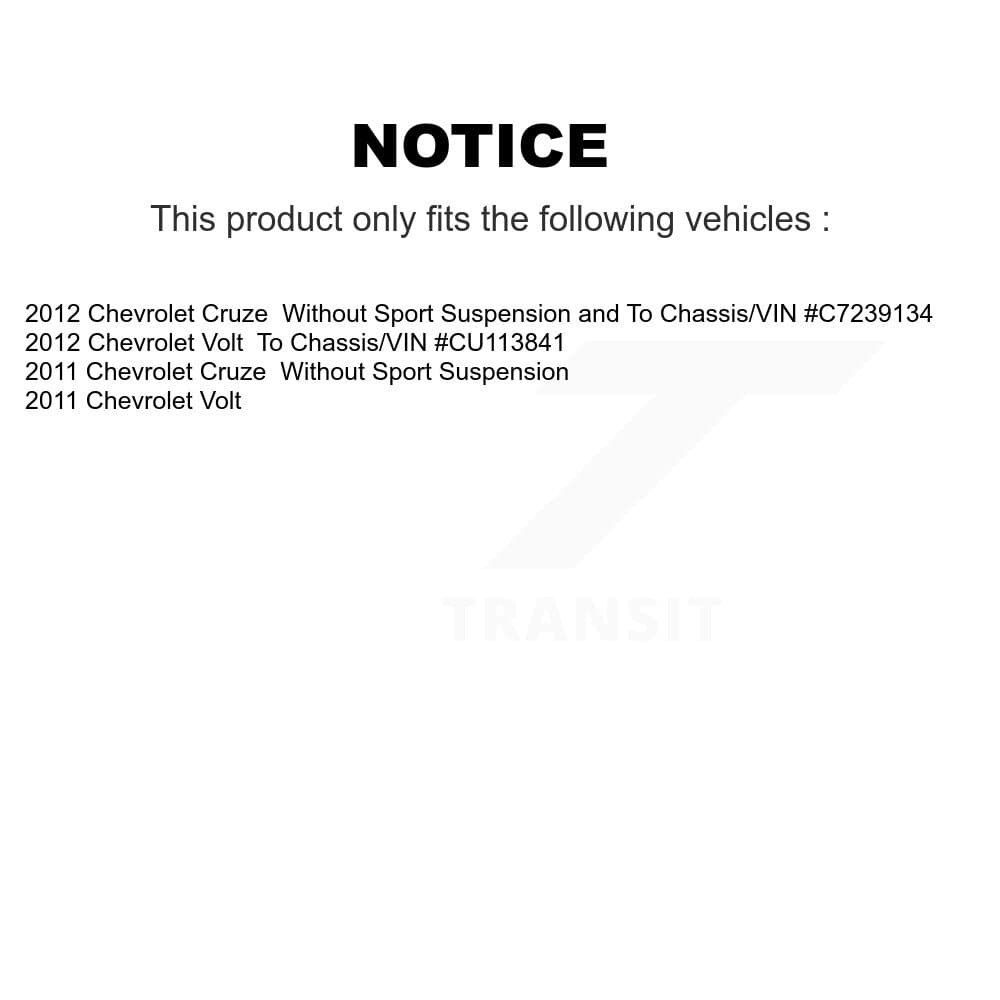 TMC - K78-101022 - Front and Rear Suspension Strut Kits image 2