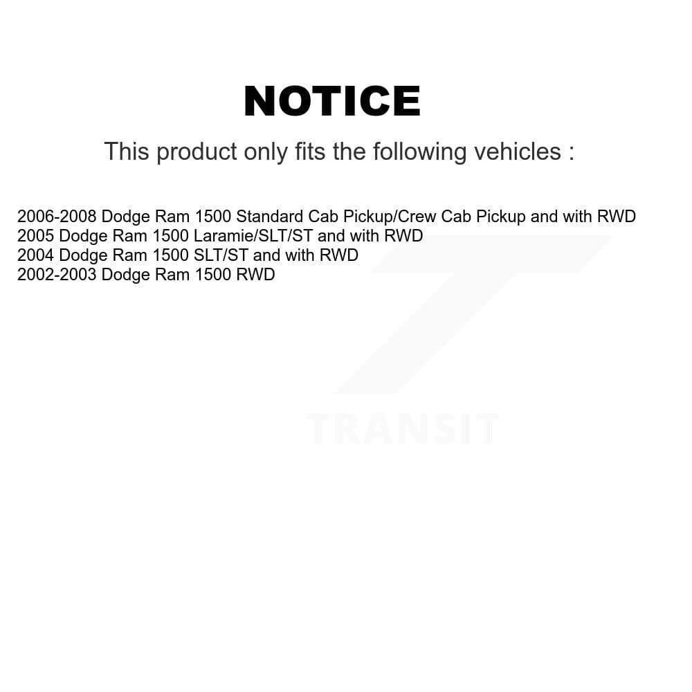 TMC - K78-101025 - Front and Rear Shock Absorber Kits image 2