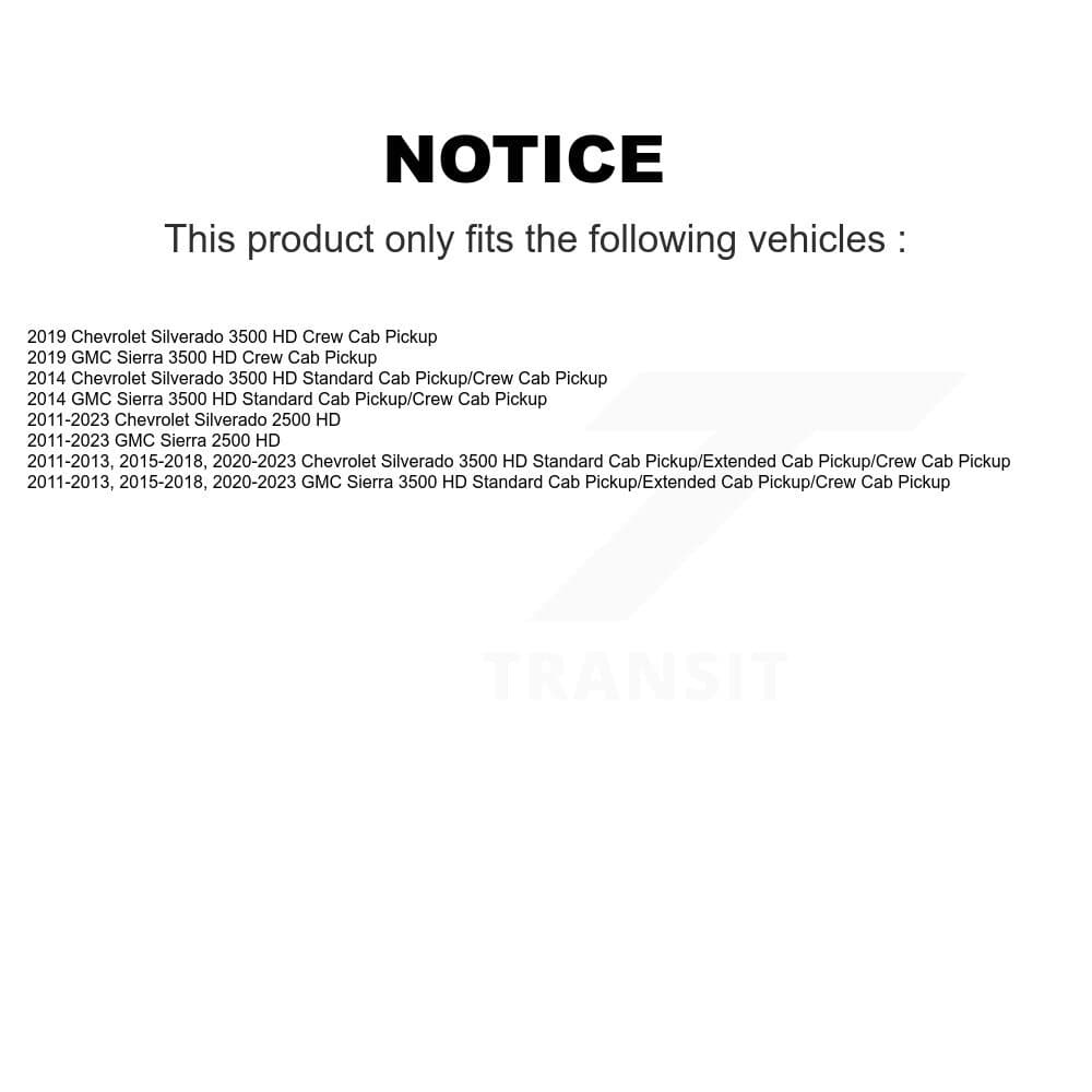 TMC - K78-101055 - Front and Rear Shock Absorber Kits image 2