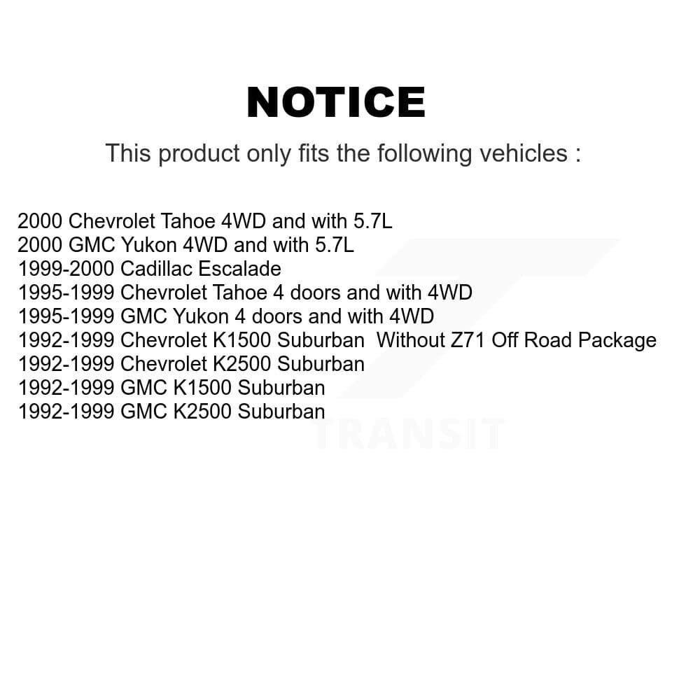 TMC - K78-101057 - Front and Rear Shock Absorber Kits image 2
