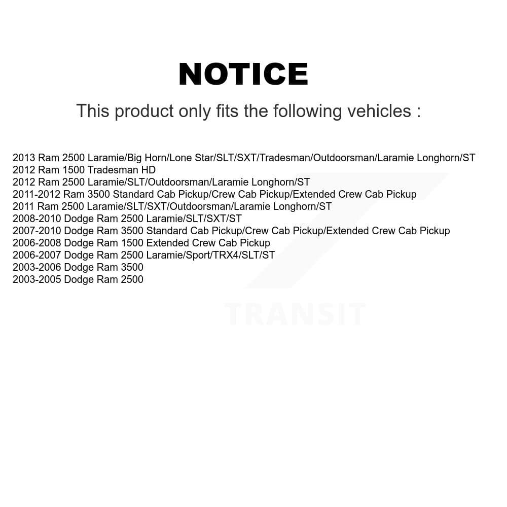 TMC - K78-101109 - Rear Shock Absorber Kits image 2