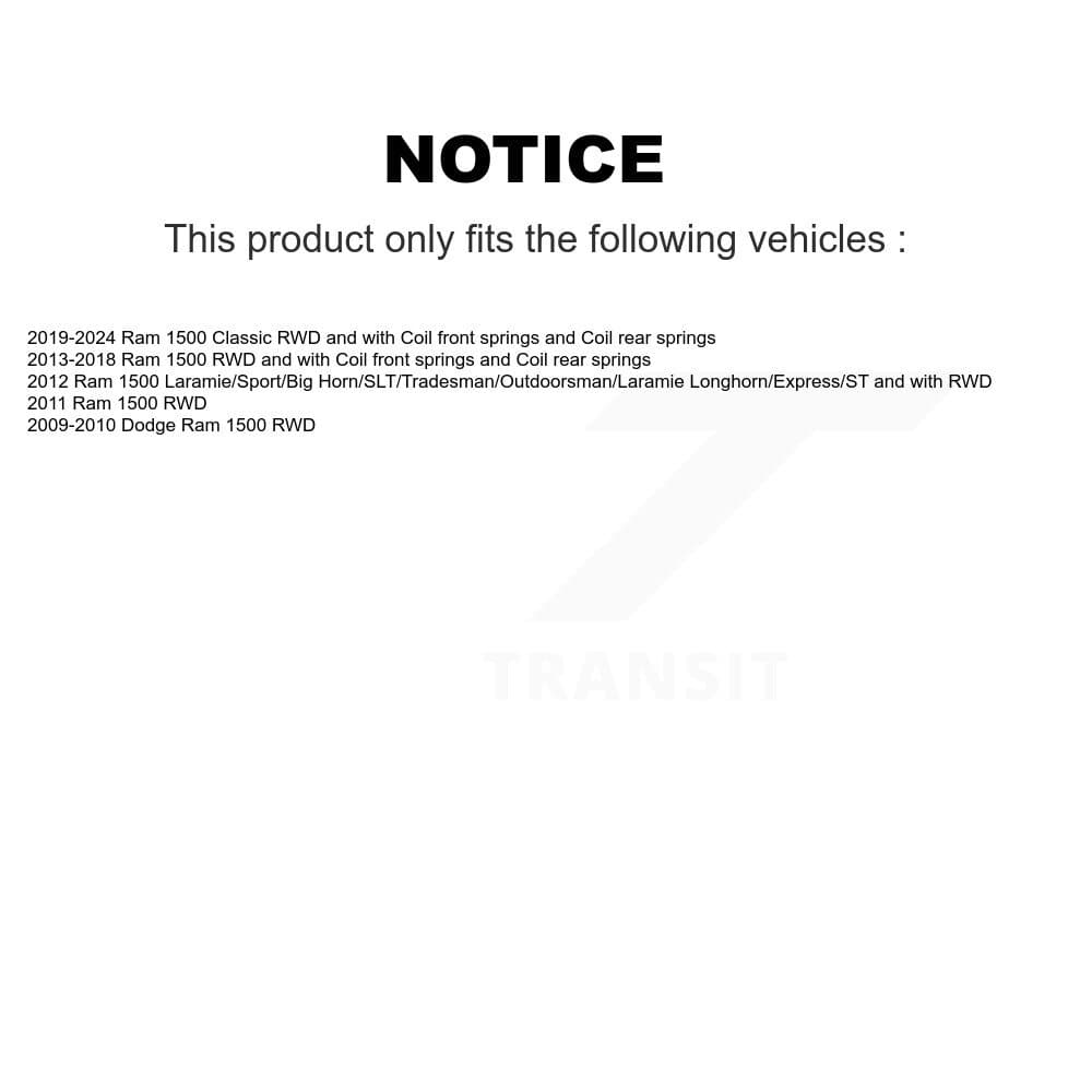 TMC - K78-101155 - Front and Rear Shock Absorber Kits image 2