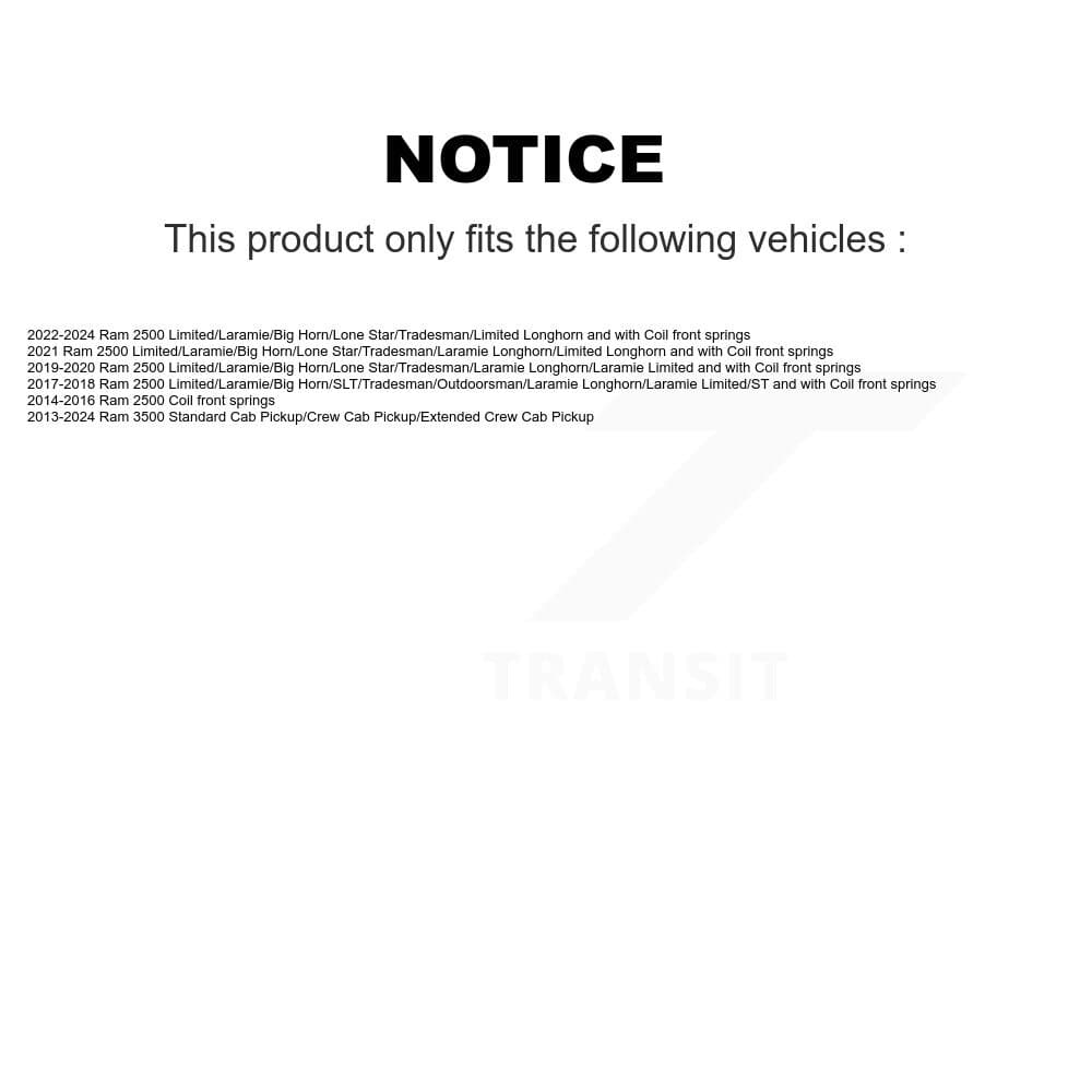 TMC - K78-101165 - Front Shock Absorber Kits image 2
